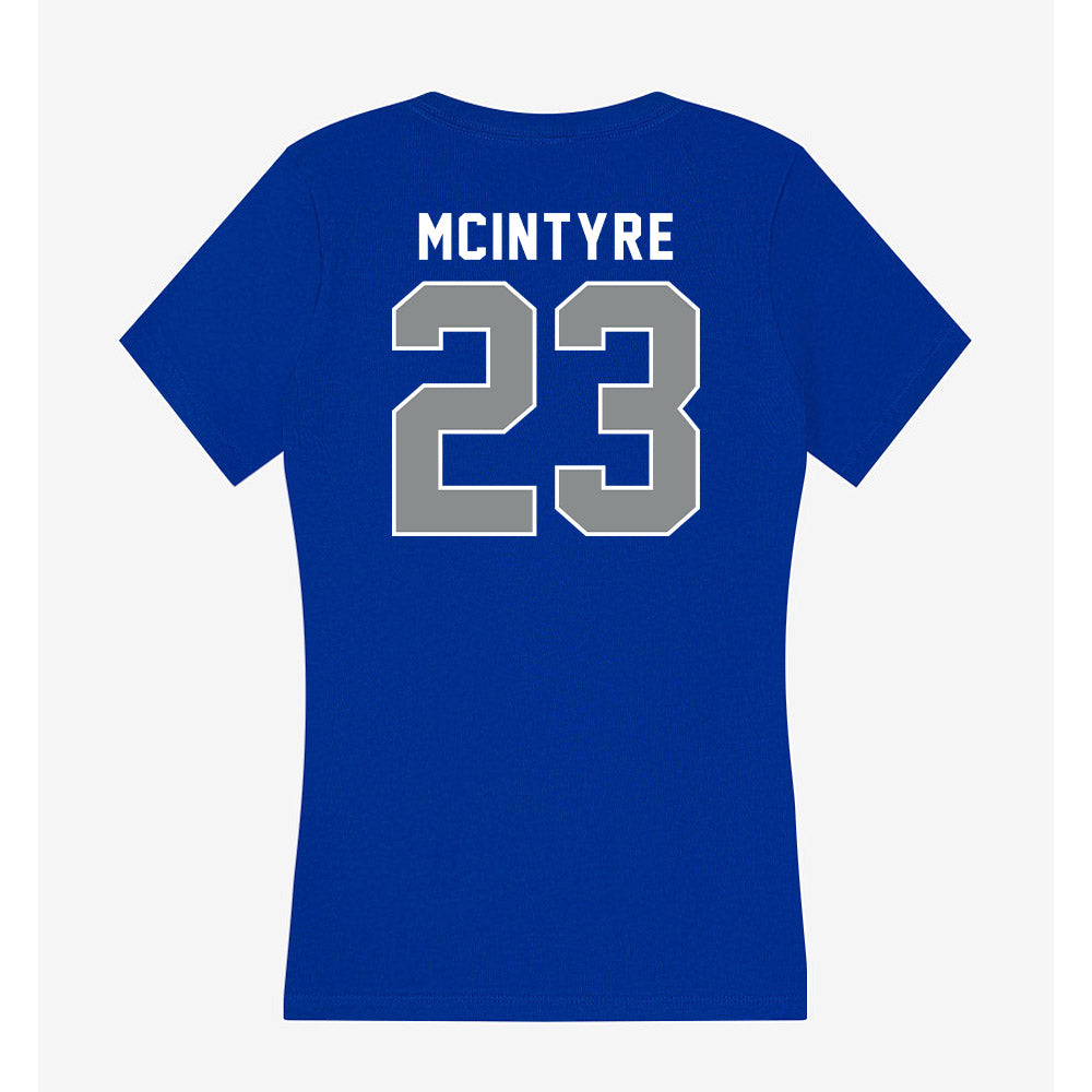 Memphis - NCAA Men's Soccer : Arlo Mcintyre - Women's V-Neck T-Shirt-1
