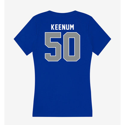Memphis - NCAA Football : Koby Keenum - Women's V-Neck T-Shirt-1