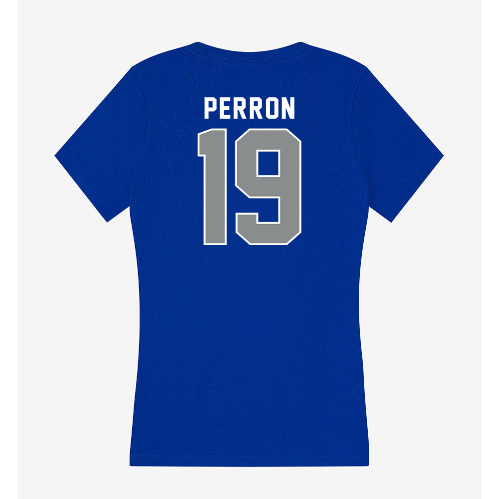 Memphis - NCAA Women's Soccer : Elise Perron - Women's V-Neck T-Shirt-1