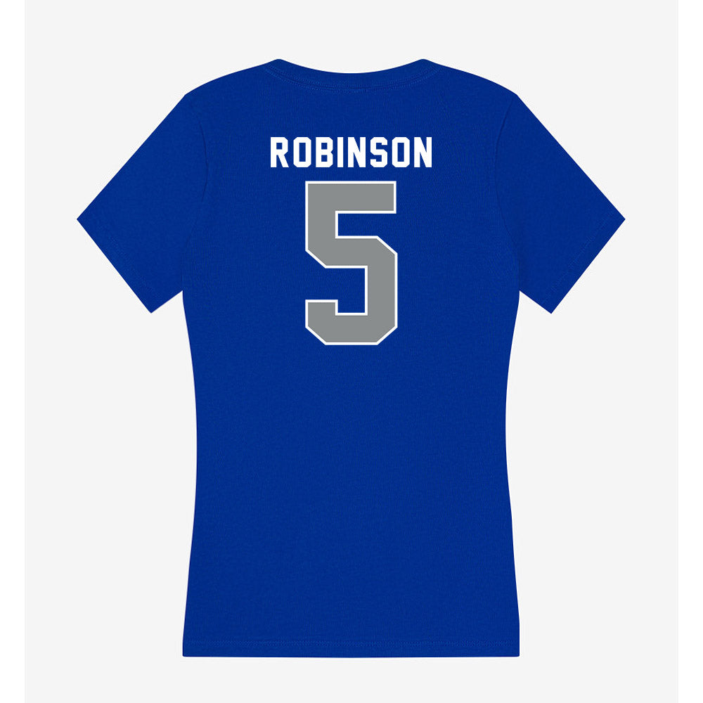 Memphis - NCAA Baseball : Caden Robinson - Women's V-Neck T-Shirt-1