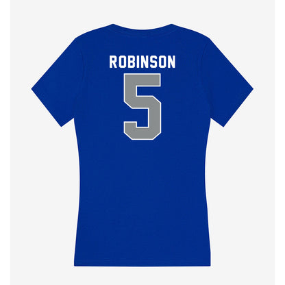 Memphis - NCAA Baseball : Caden Robinson - Women's V-Neck T-Shirt-1