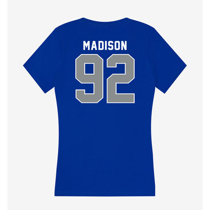 Memphis - NCAA Football : JaQuentin Madison - Women's V-Neck T-Shirt-1