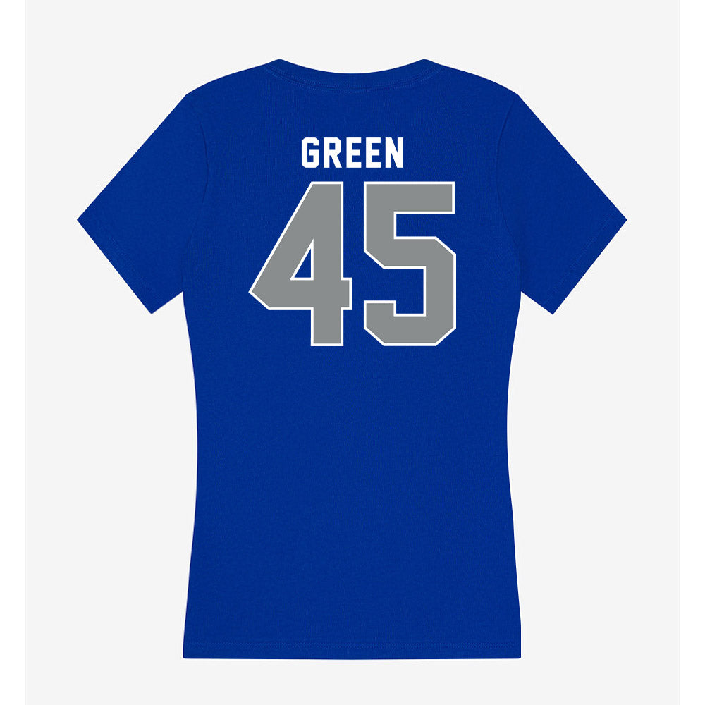 Memphis - NCAA Football : Gary Green - Women's V-Neck T-Shirt-1