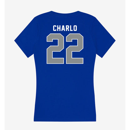 Memphis - NCAA Women's Basketball : Brooklynn Charlo - Women's V-Neck T-Shirt-1