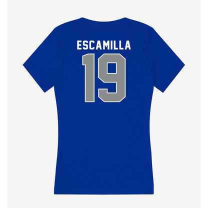 Memphis - NCAA Men's Soccer : Iggie Escamilla - Women's V-Neck T-Shirt-1
