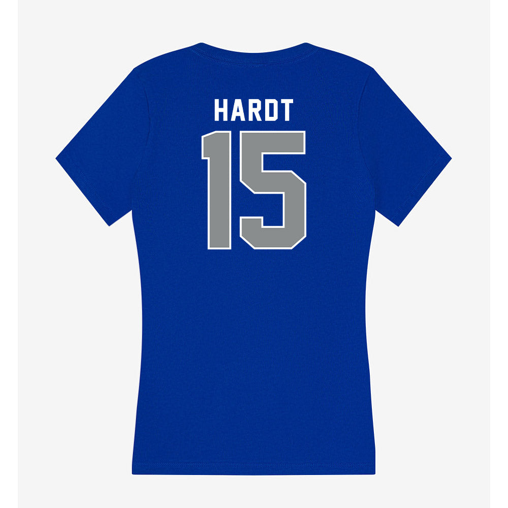 Memphis - NCAA Women's Volleyball : Amanda Hardt - Women's V-Neck T-Shirt-1