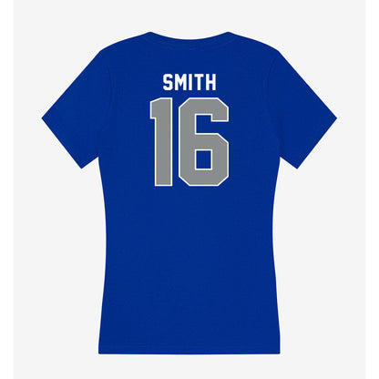 Memphis - NCAA Baseball : Marcus Smith - Women's V-Neck T-Shirt-1