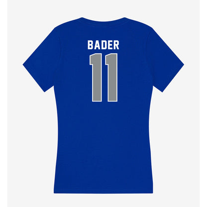Memphis - NCAA Men's Soccer : Keanan Bader - Women's V-Neck T-Shirt-1