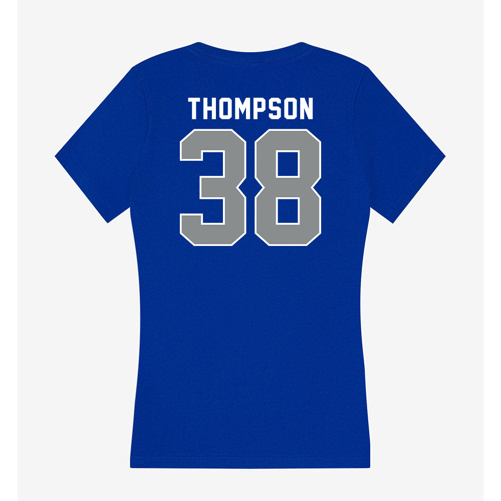 Memphis - NCAA Football : Xavier Thompson - Women's V-Neck T-Shirt-1