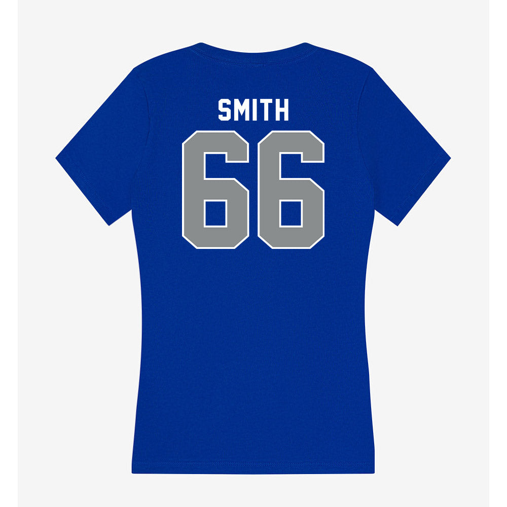 Memphis - NCAA Football : Carde Smith - Women's V-Neck T-Shirt-1