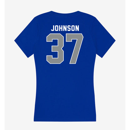 Memphis - NCAA Football : Jacory Johnson - Women's V-Neck T-Shirt-1