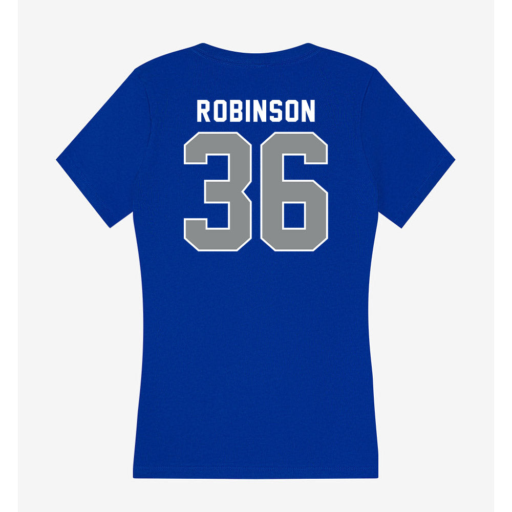 Memphis - NCAA Football : Jamariez Robinson - Women's V-Neck T-Shirt-1