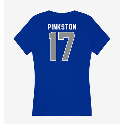 Memphis - NCAA Football : Chase Pinkston - Women's V-Neck T-Shirt-1