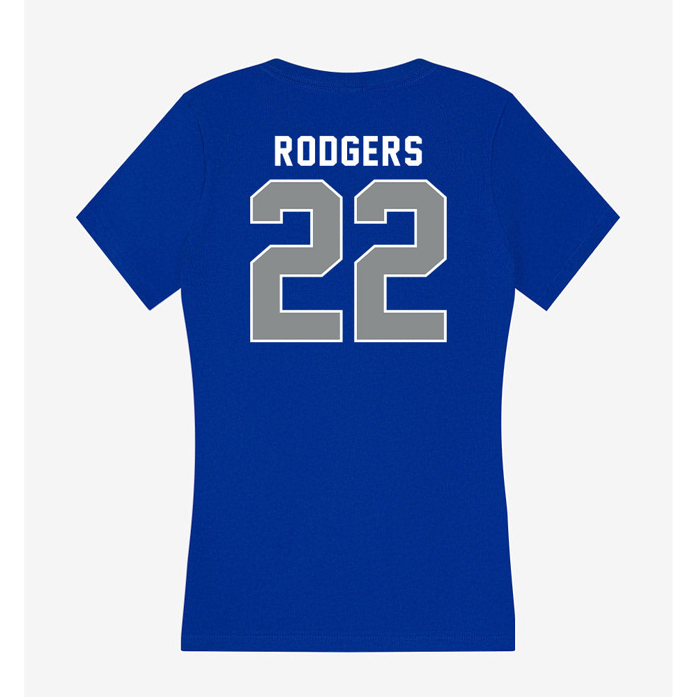 Memphis - NCAA Baseball : Barret Rodgers - Women's V-Neck T-Shirt-1