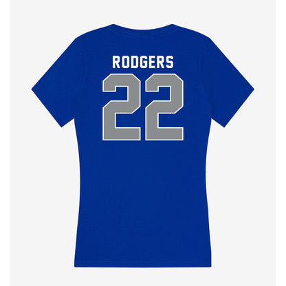 Memphis - NCAA Baseball : Barret Rodgers - Women's V-Neck T-Shirt-1