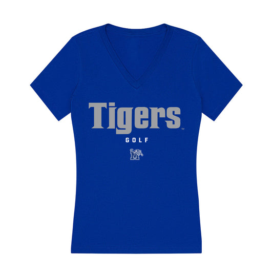 Memphis - NCAA Women's Golf : Malia Cottriel - Women's V-Neck T-Shirt-0