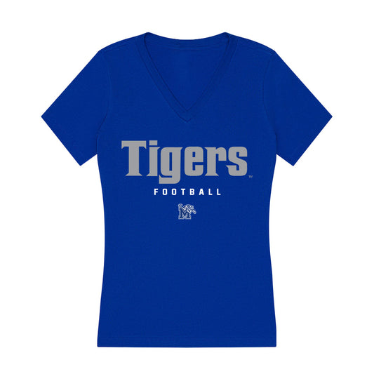 Memphis - NCAA Football : Tylon Nash - Women's V-Neck T-Shirt-0