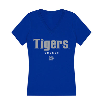 Memphis - NCAA Men's Soccer : Reuben Edgecombe - Women's V-Neck T-Shirt-0