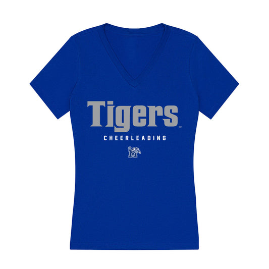 Memphis - NCAA Cheerleading : Peyton Cathey - Women's V-Neck T-Shirt-0