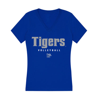 Memphis - NCAA Women's Volleyball : Abigail Schlueter - Women's V-Neck T-Shirt-0