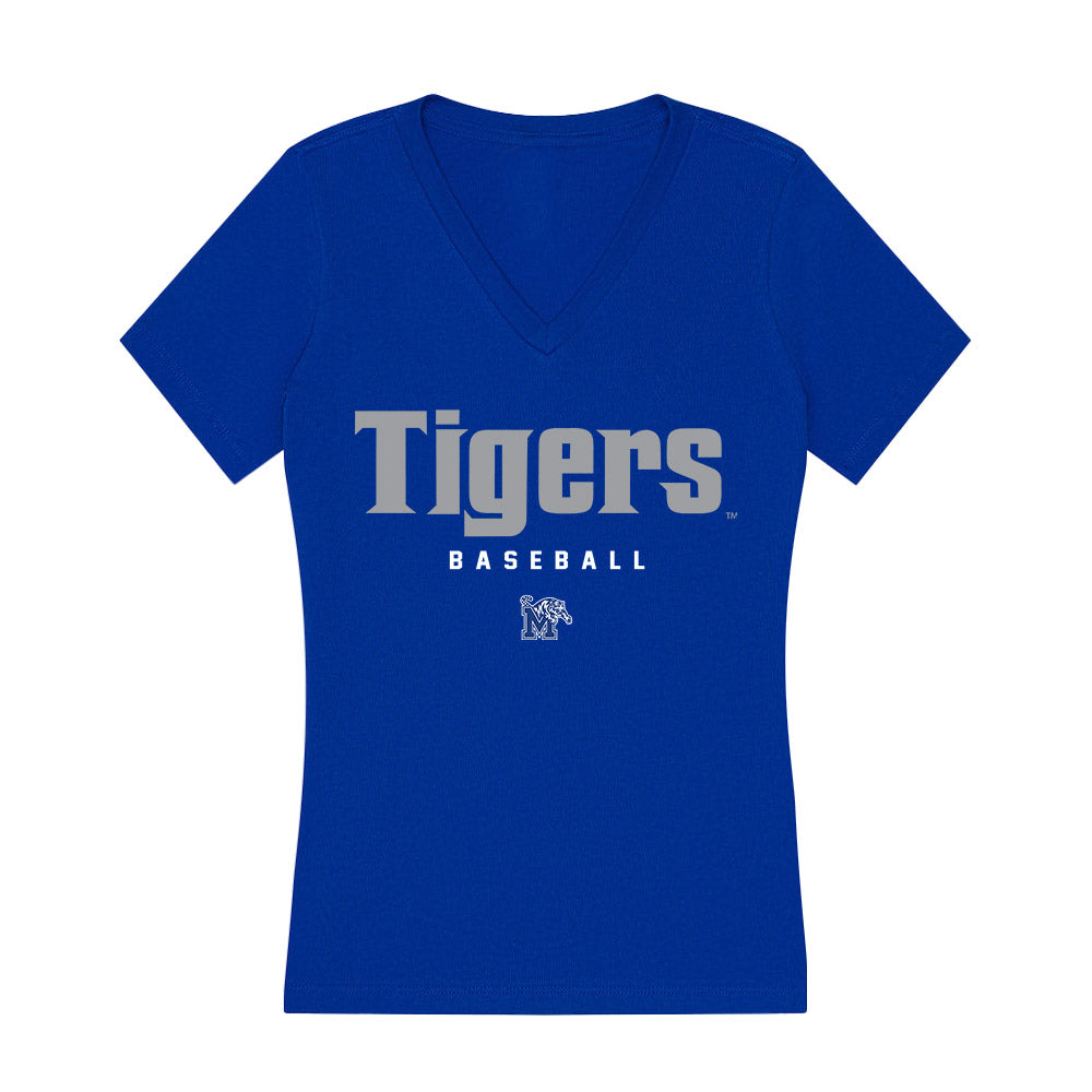 Memphis - NCAA Baseball : Jacob Dienes - Women's V-Neck T-Shirt-0