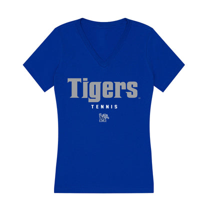Memphis - NCAA Men's Tennis : Marko Milosavljevic - Women's V-Neck T-Shirt-0