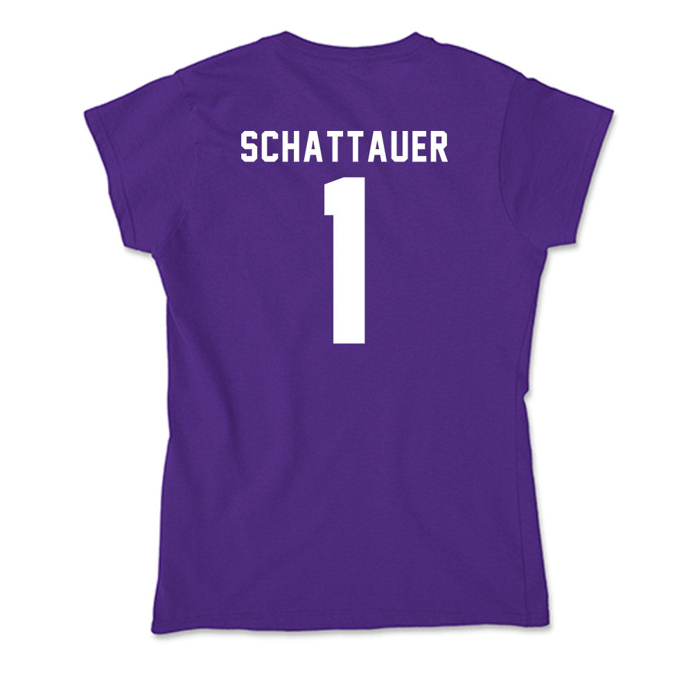 Tarleton State - NCAA Beach Volleyball : Isabel Schattauer - Soft Style Women’s T-Shirt-1