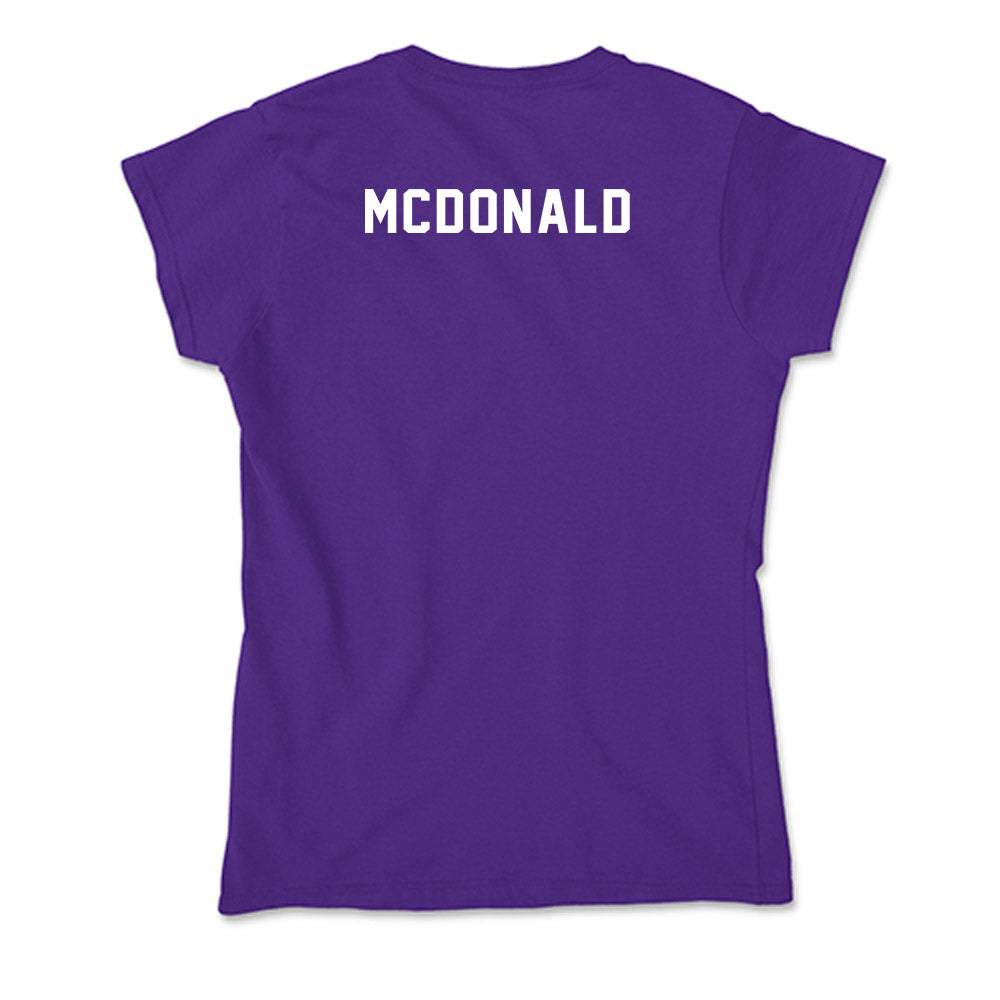 Tarleton State - NCAA Cheerleading : Mia McDonald - Soft Style Women’s T-Shirt-1