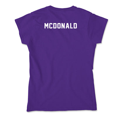 Tarleton State - NCAA Cheerleading : Mia McDonald - Soft Style Women’s T-Shirt-1