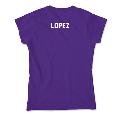 Tarleton State - NCAA Men's Cross Country : Michael Lopez - Soft Style Women’s T-Shirt-1