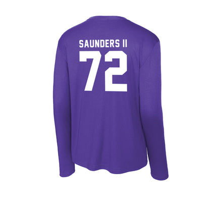 Tarleton State - NCAA Football : Terrance Saunders II - Activewear Long Sleeve T-Shirt-1