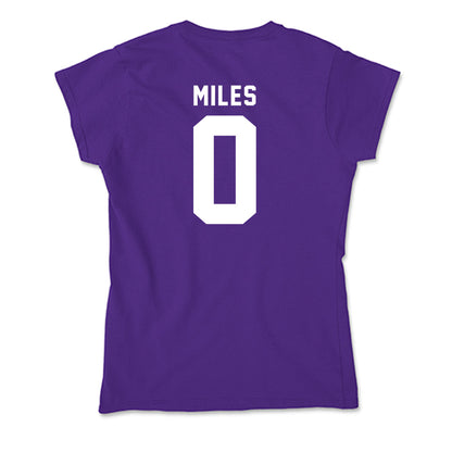 Tarleton State - NCAA Men's Basketball : Izzy Miles - Soft Style Women’s T-Shirt-1