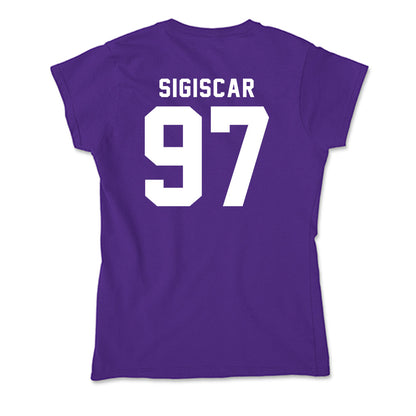 Tarleton State - NCAA Men's Basketball : Andy SIGISCAR - Soft Style Women’s T-Shirt-1