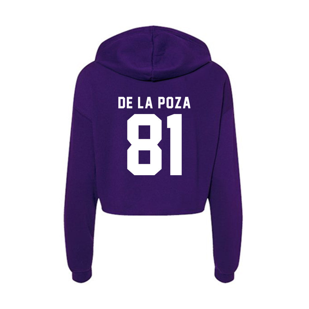 Tarleton State - NCAA Football : Alejandro De La Poza - Women's Crop Fleece Hoodie-1