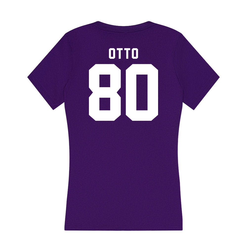 Tarleton State - NCAA Football : Dawson Otto - Women's V-Neck T-Shirt-1