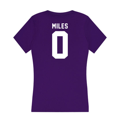 Tarleton State - NCAA Men's Basketball : Izzy Miles - Women's V-Neck T-Shirt-1
