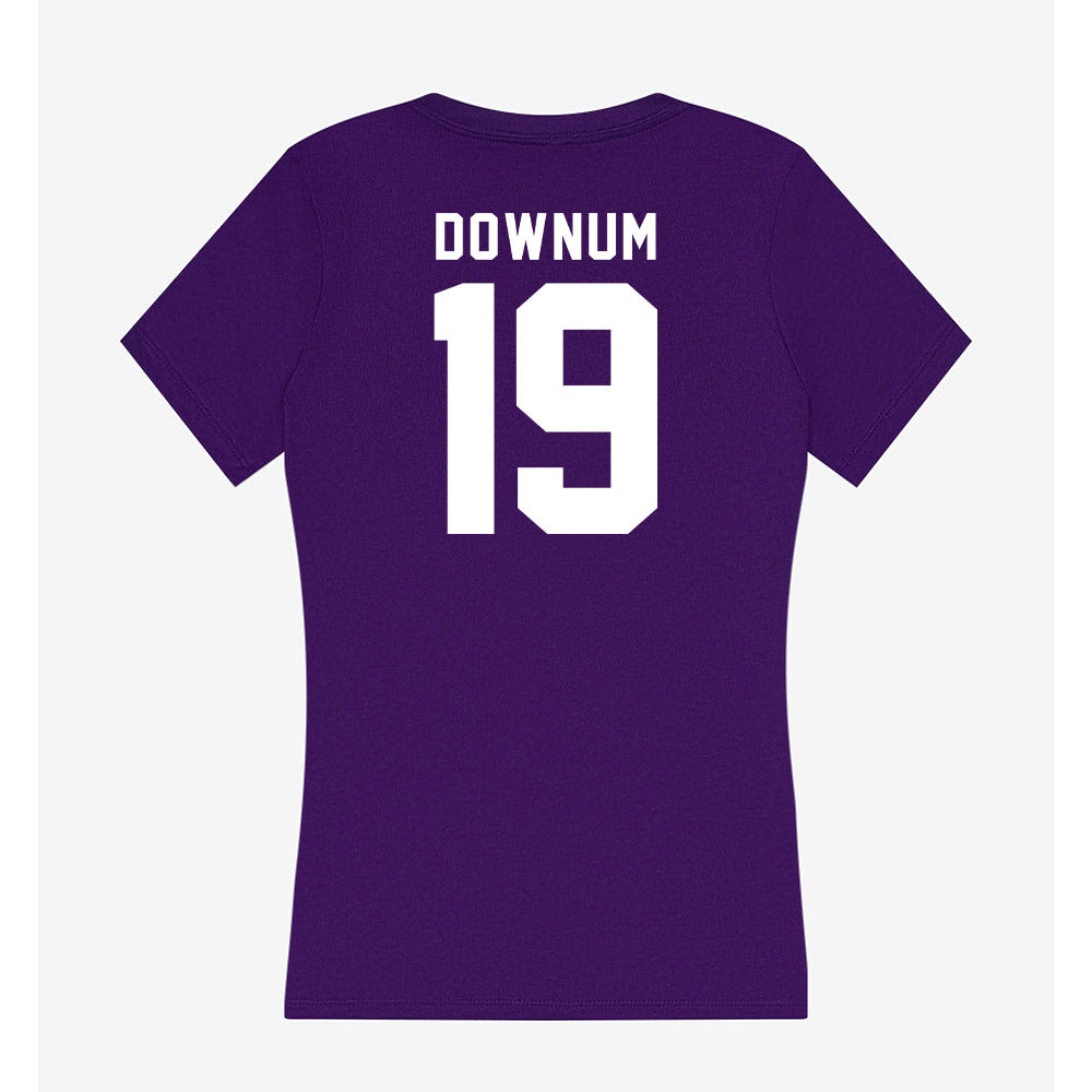 Tarleton State - NCAA Baseball : Ethan Downum - Women's V-Neck T-Shirt-1