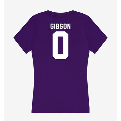 Tarleton State - NCAA Football : Maasai Gibson - Women's V-Neck T-Shirt-1