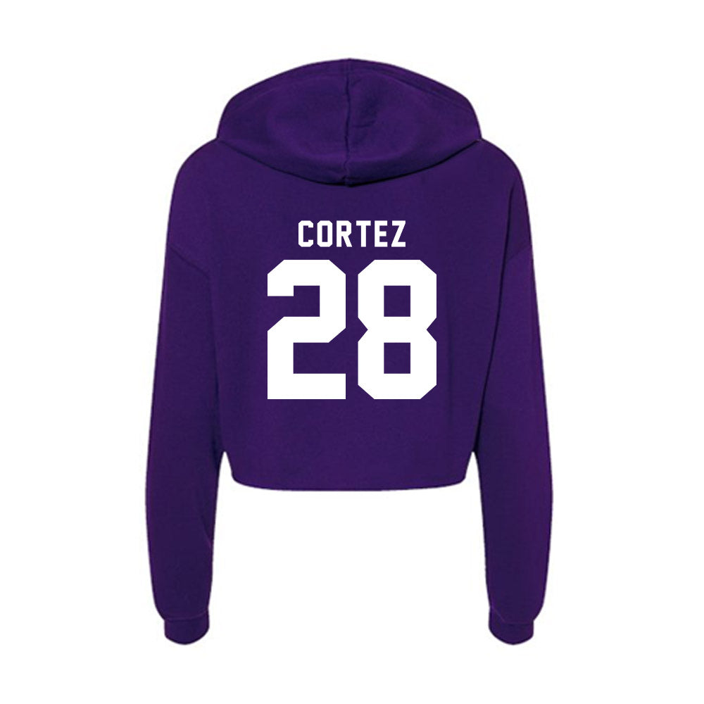 Tarleton State - NCAA Women's Soccer : Sam Cortez - Women's Crop Fleece Hoodie-1