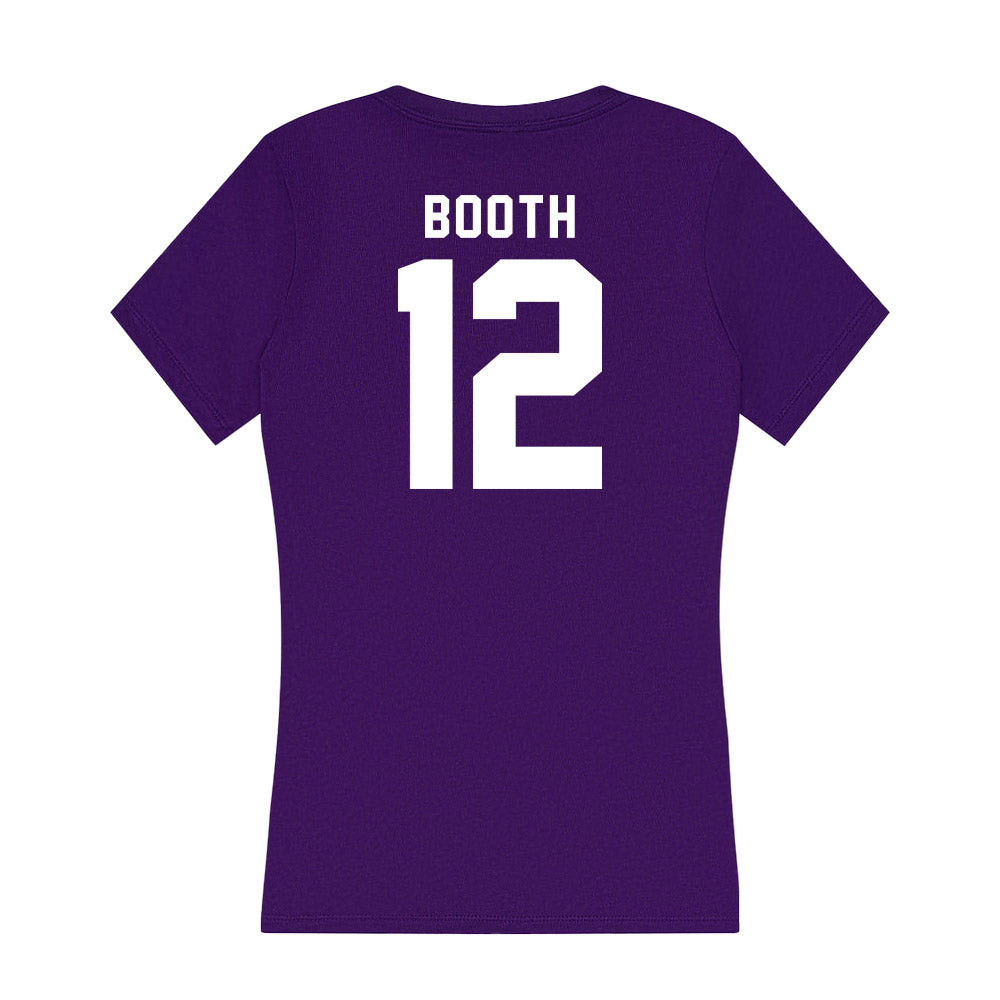 Tarleton State - NCAA Women's Basketball : Grace Booth - Women's V-Neck T-Shirt-1