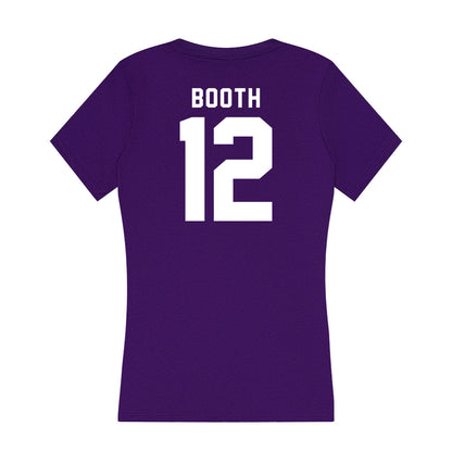 Tarleton State - NCAA Women's Basketball : Grace Booth - Women's V-Neck T-Shirt-1
