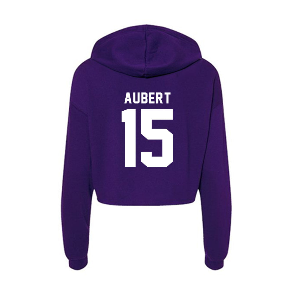Tarleton State - NCAA Football : Jadan Aubert - Women's Crop Fleece Hoodie-1