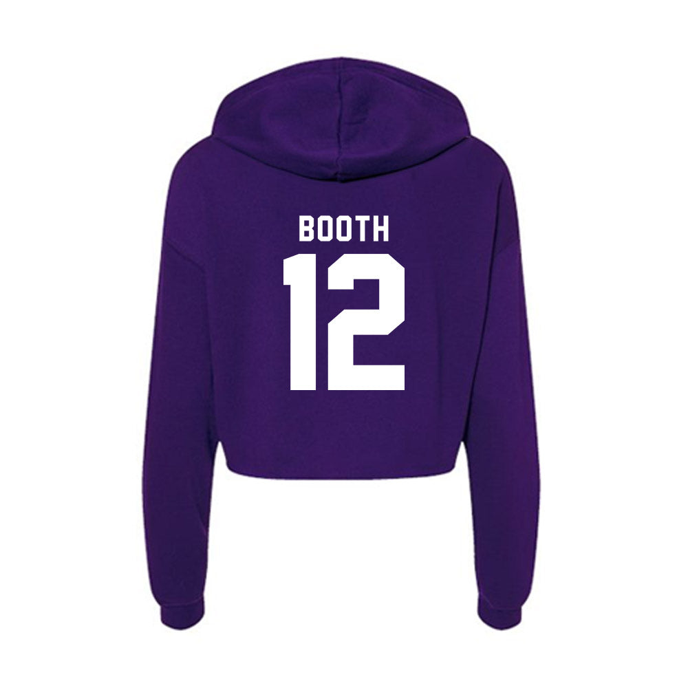 Tarleton State - NCAA Women's Basketball : Grace Booth - Women's Crop Fleece Hoodie-1