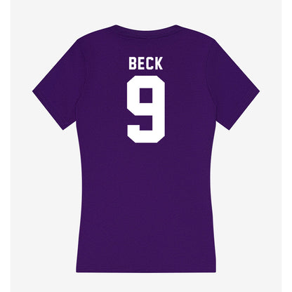 Tarleton State - NCAA Softball : Sadie Beck - Women's V-Neck T-Shirt-1