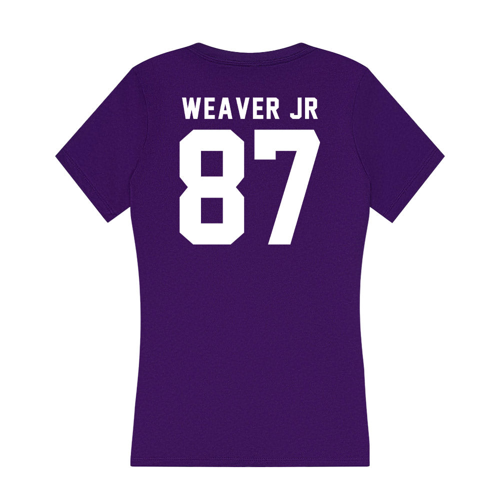 Tarleton State - NCAA Football : Rodrick Weaver Jr - Women's V-Neck T-Shirt-1