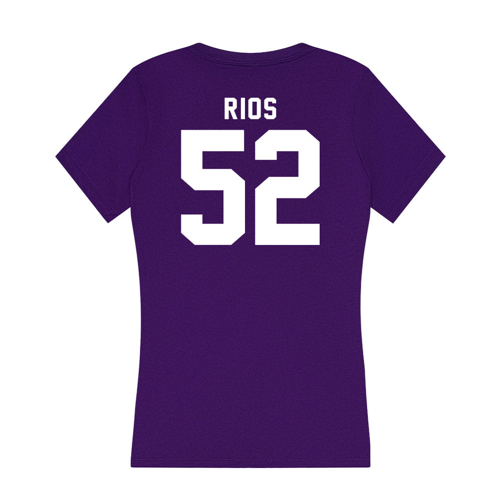 Tarleton State - NCAA Football : Robert Rios - Women's V-Neck T-Shirt-1