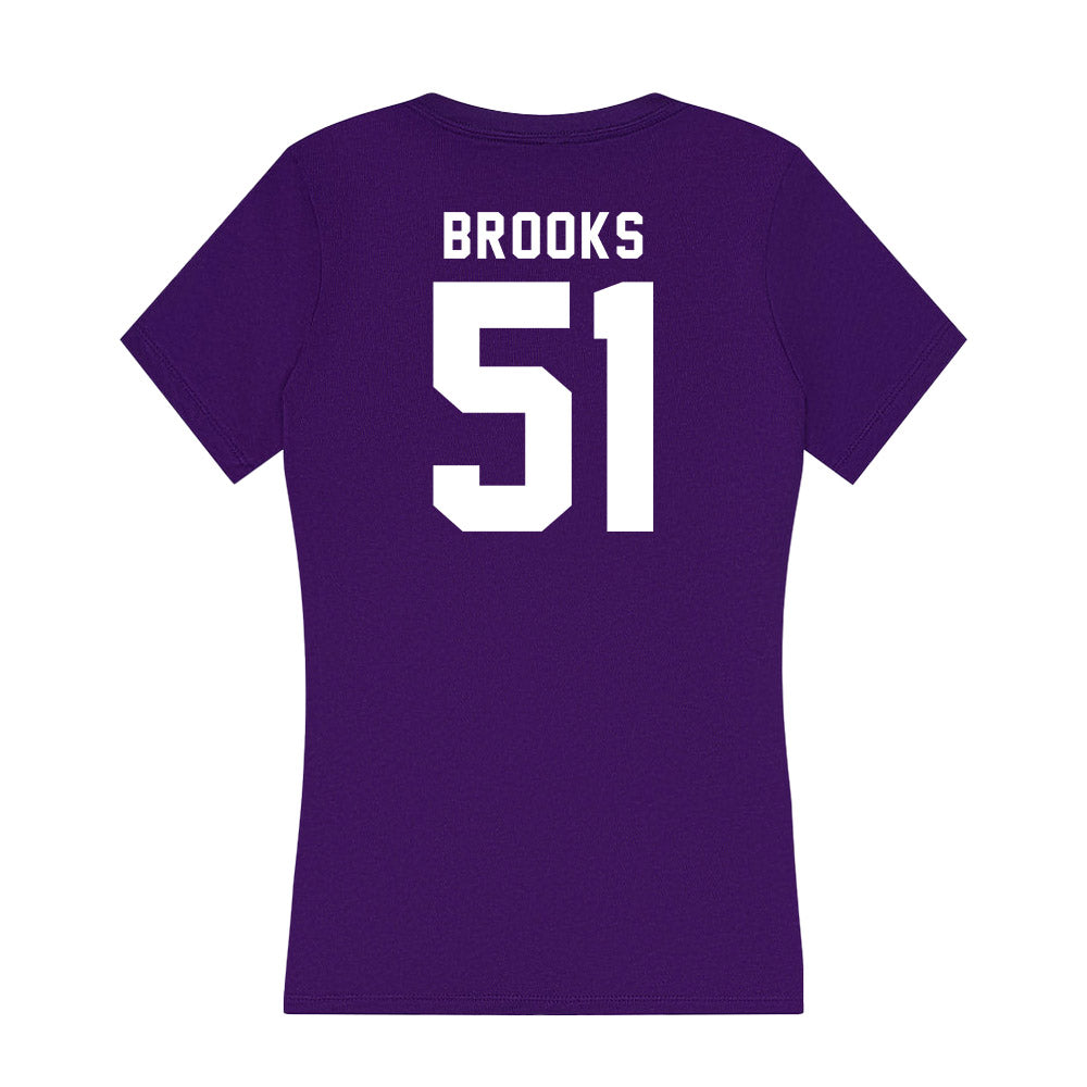 Tarleton State - NCAA Football : Dillon Brooks - Women's V-Neck T-Shirt-1