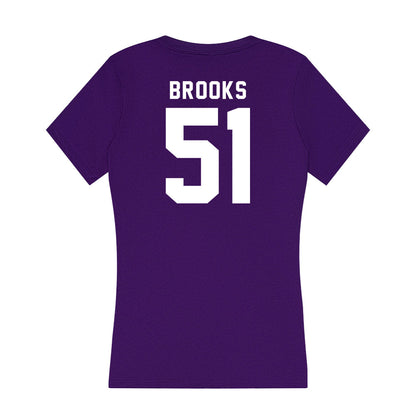 Tarleton State - NCAA Football : Dillon Brooks - Women's V-Neck T-Shirt-1