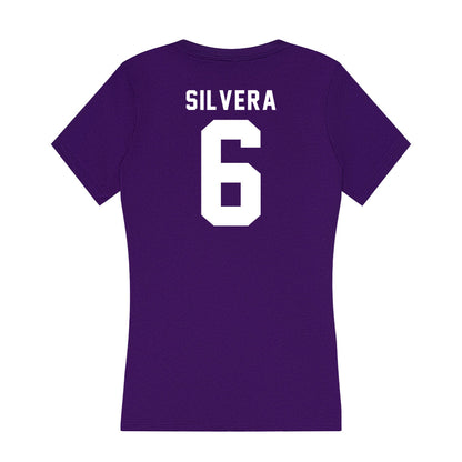 Tarleton State - NCAA Men's Basketball : Marty Silvera - Women's V-Neck T-Shirt-1