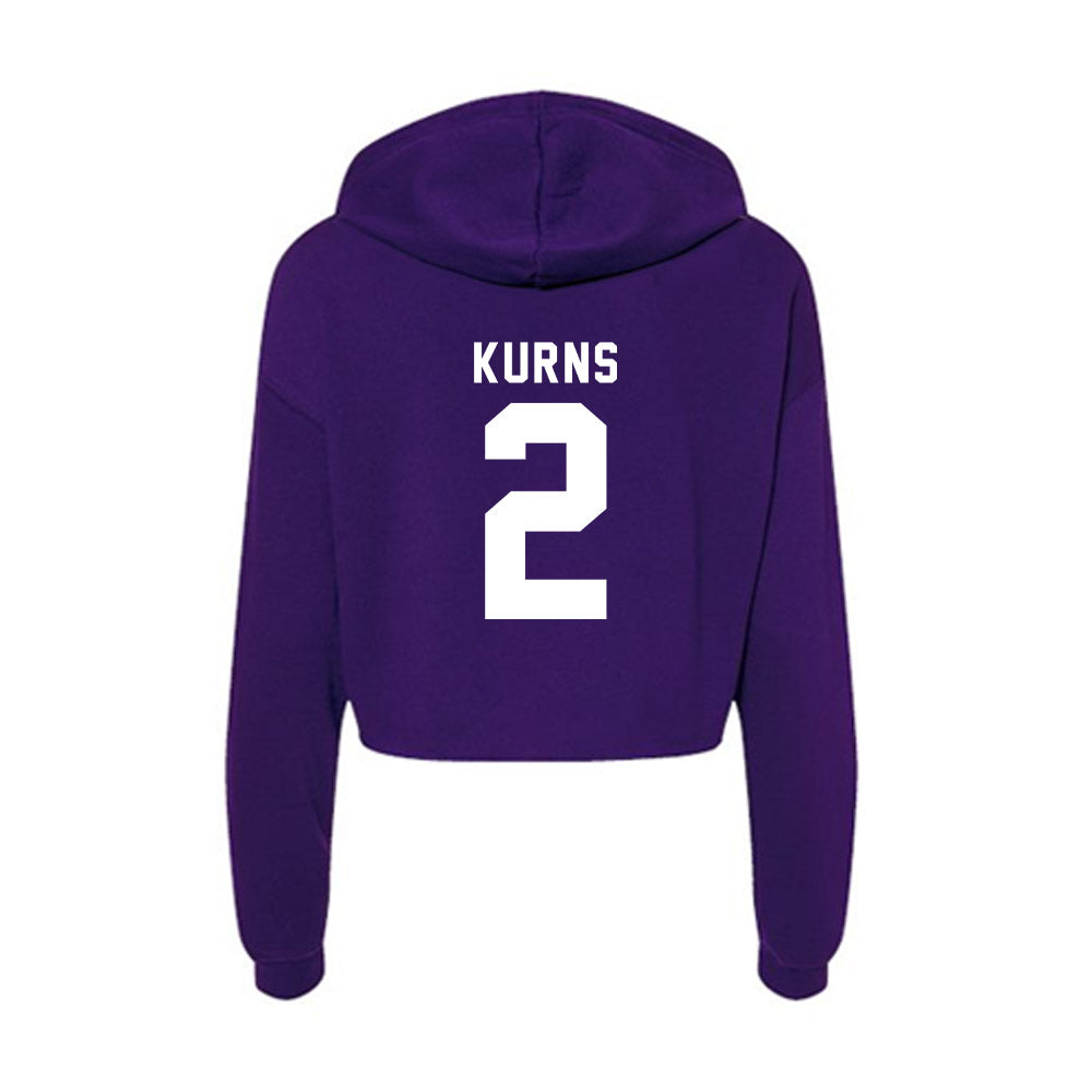 Tarleton State - NCAA Football : Kasyus Kurns - Women's Crop Fleece Hoodie-1